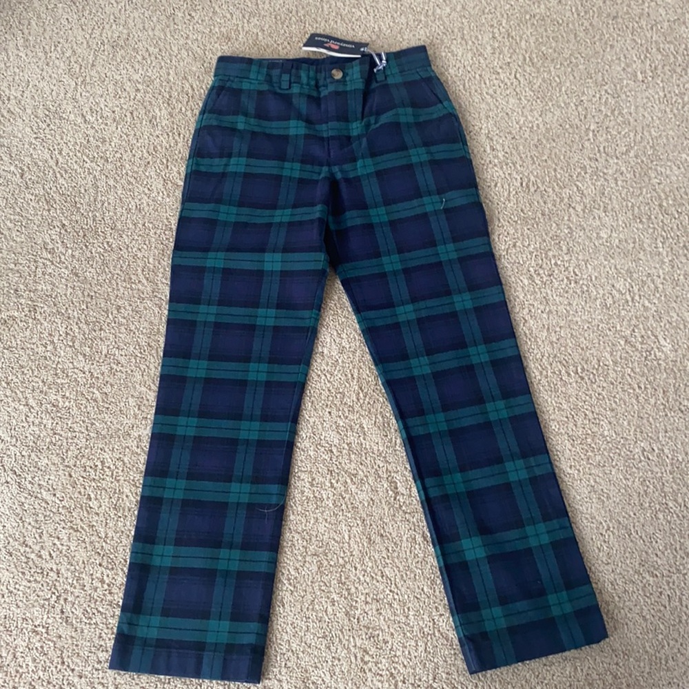 Vineyard Vines plaid dress pants.